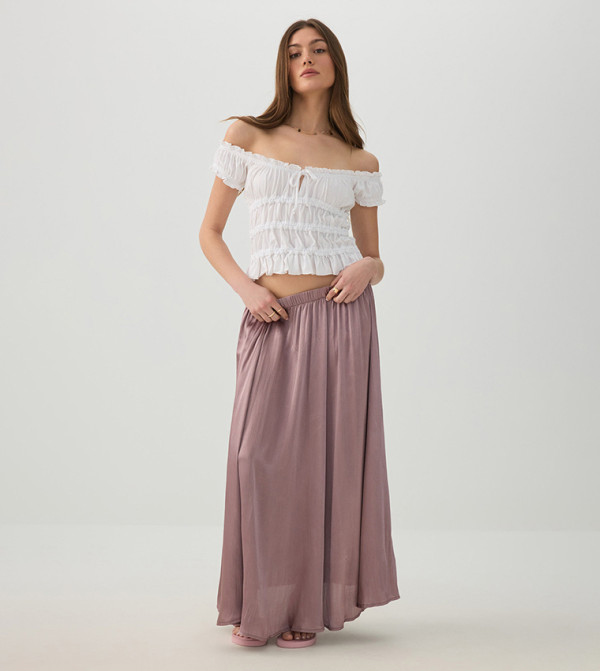 Ardene Maxi Skirts - Pink Maxi Skirts