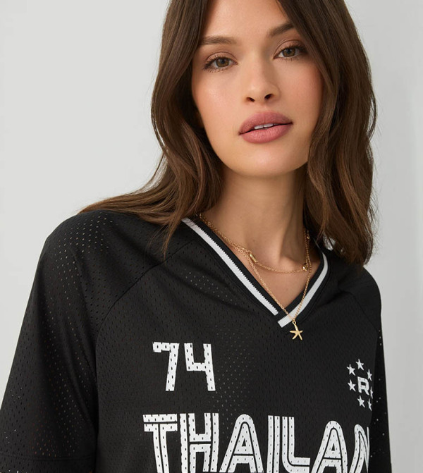 اردين  تيشيرتات كاجوال - أسود Short Sleeve T-Shirts