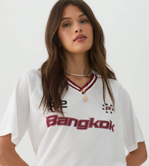 Ardene Ardene - White Short Sleeve T-Shirts
