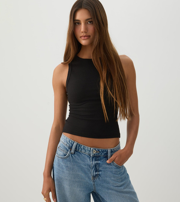 Ardene Clothing - BLACK Cropped Tops