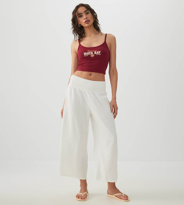 Ardene  Clothing - White Casual Pants