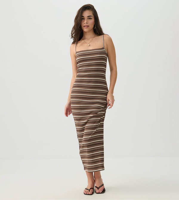 Ardene  maxi-summer-edits - Brown Midi Skirts