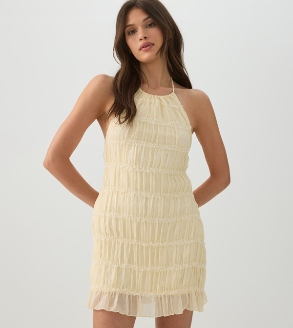 Ardene Casual Dresses - Yellow Mini Dresses