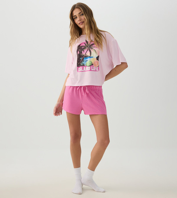 اردين ملابس نوم - وردي Pyjama Set