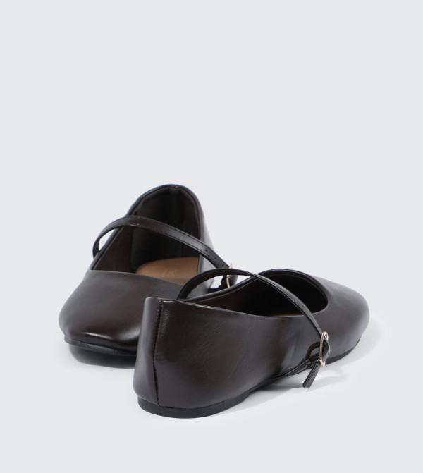 Ardene Ardene - Brown Mary Janes