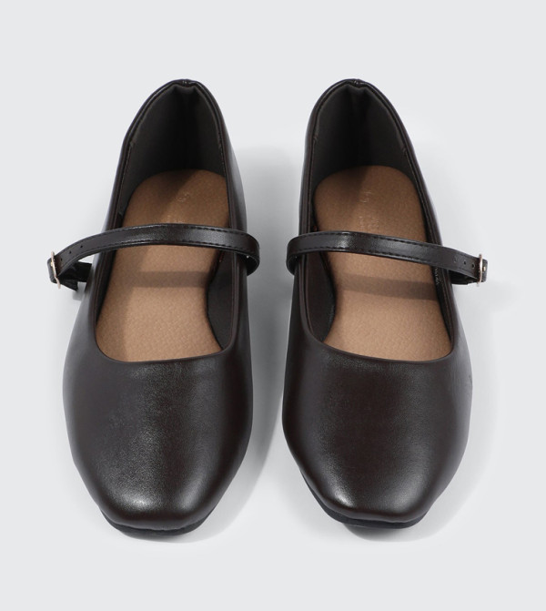 Ardene Ardene - Brown Mary Janes