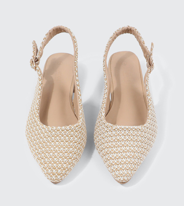 Ardene Flat Shoes - Beige undefined