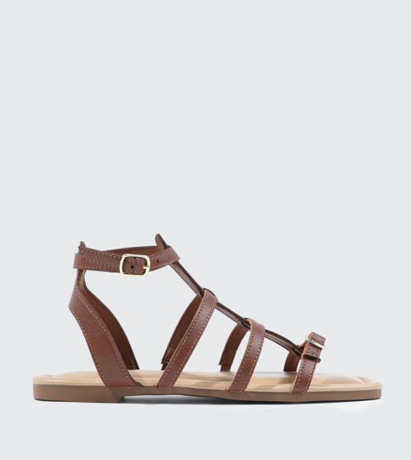 Ardene  Gladiators - Brown Gladiators