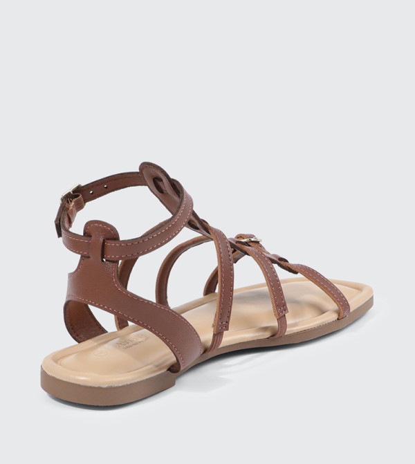 Ardene  Gladiators - Brown Gladiators