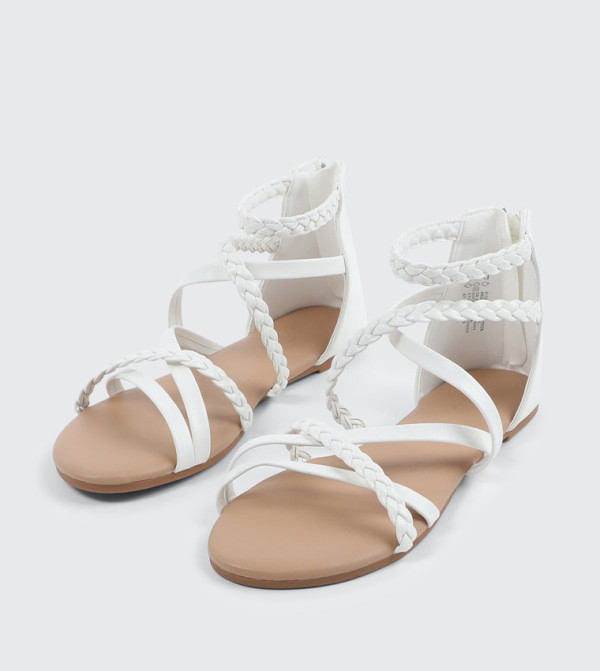 Ardene Gladiators - Off White Gladiators