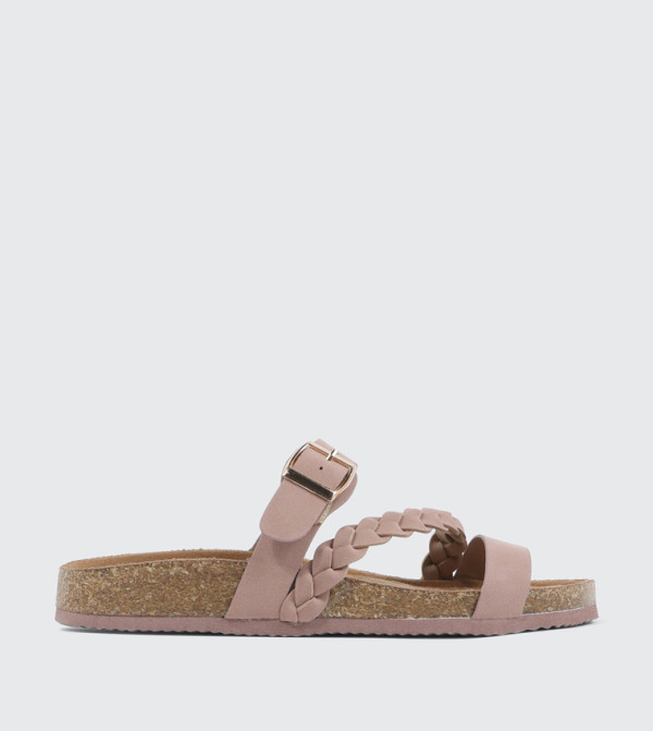 Ardene Ardene - Light Pink Flat Sandals