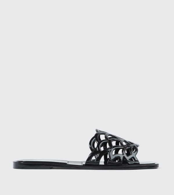 Ardene Flip flops and Slides - BLACK Slides