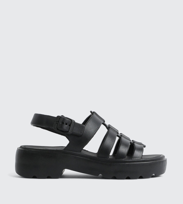 Ardene Gladiators - BLACK Platforms