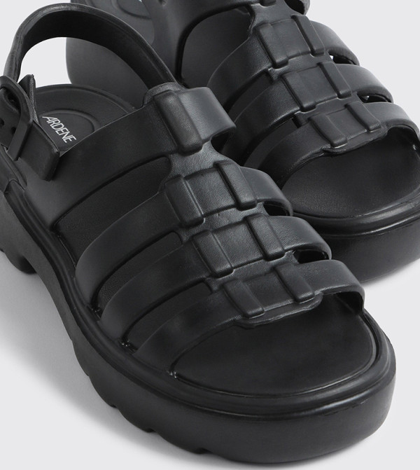 Ardene Gladiators - BLACK Platforms