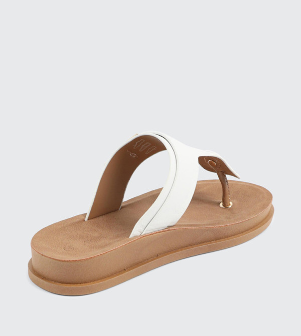 اردين  أحذية - أوف وايت  Flat Sandals