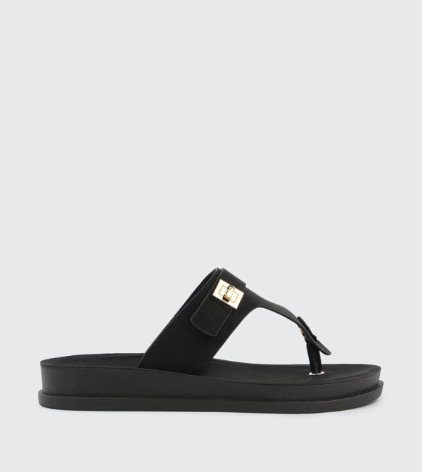اردين  أحذية - أسود Flat Sandals
