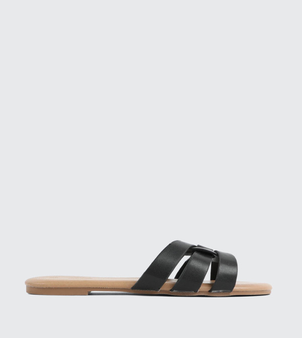 اردين  أحذية - أسود Flat Sandals