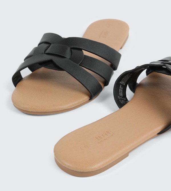 اردين  أحذية - أسود Flat Sandals