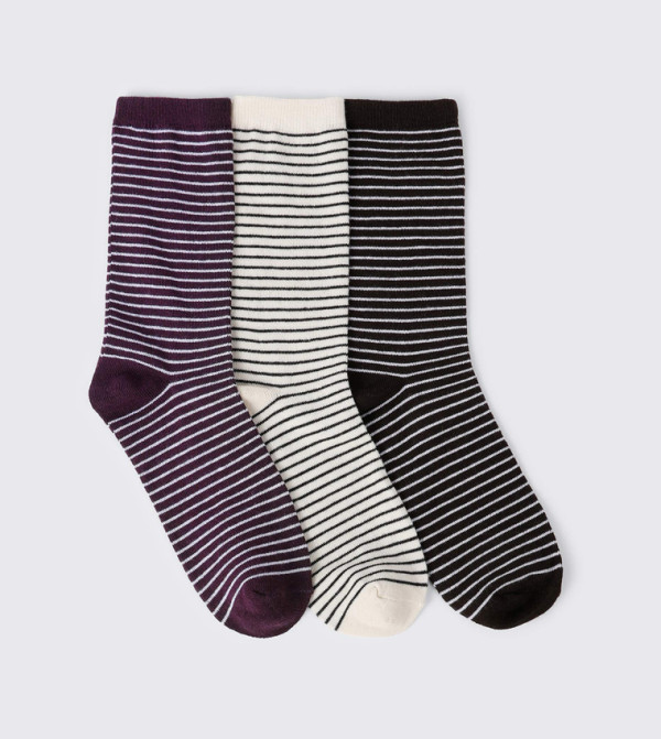 اردين  جوارب للمنتصف الساق  - بورغندي Calf Length Socks