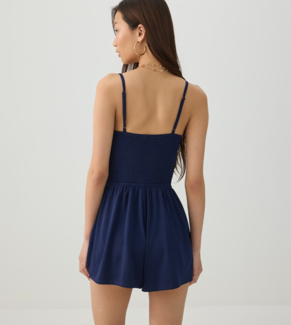 اردين  افرولات وجمبسوت - أزرق غامق  Playsuits