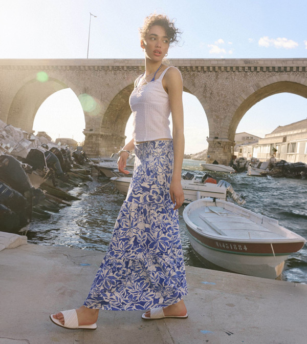 اردين تنانير طويلة - أزرق Maxi Skirts