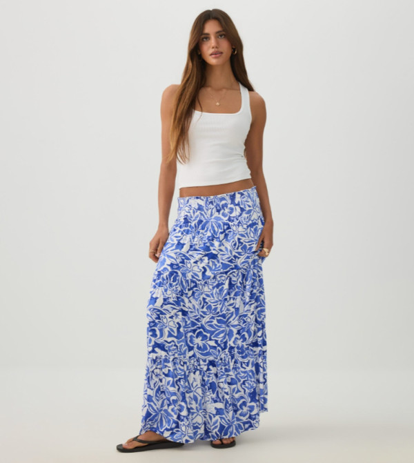 اردين تنانير طويلة - أزرق Maxi Skirts