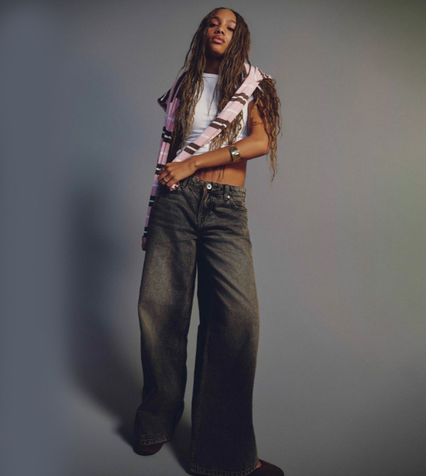 Ardene  Jeans - Brown Wide Leg Jeans