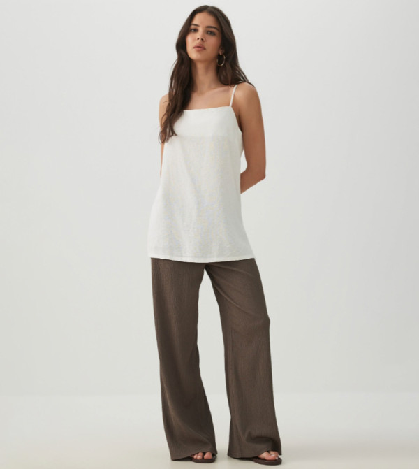 اردين  توبات بلا أكمام  - أوف وايت  Sleeveless Tops
