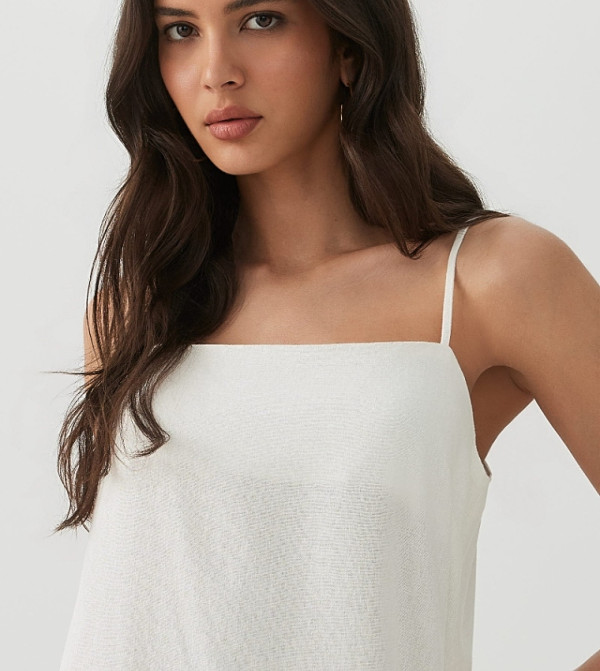 اردين  توبات بلا أكمام  - أوف وايت  Sleeveless Tops