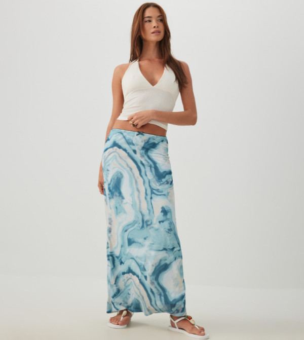 اردين  تنانير طويلة - أزرق فاتح Maxi Skirts