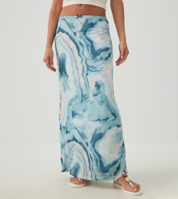 اردين  تنانير طويلة - أزرق فاتح Maxi Skirts