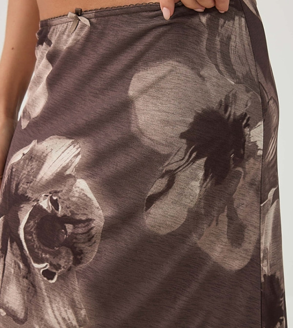 Ardene  Maxi Skirts - Brown Maxi Skirts