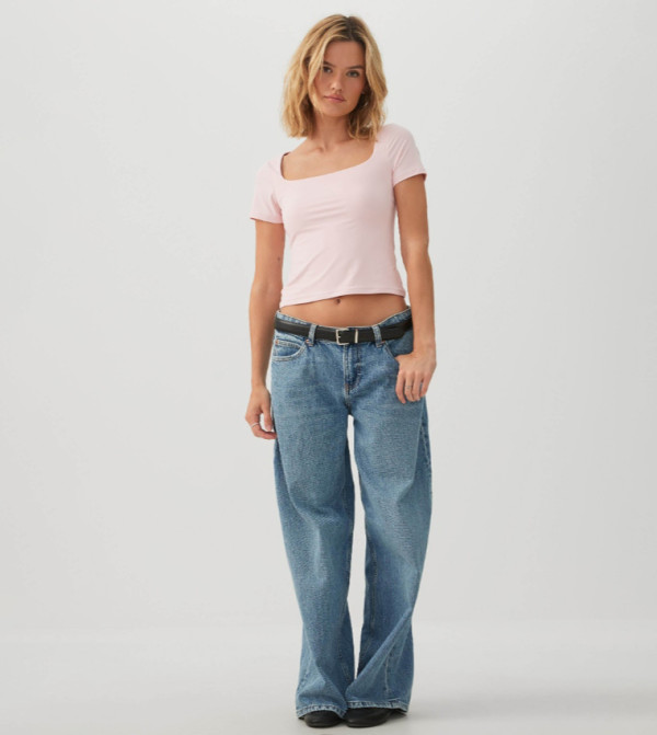 اردين توبات قصيرة - وردي Cropped Tops