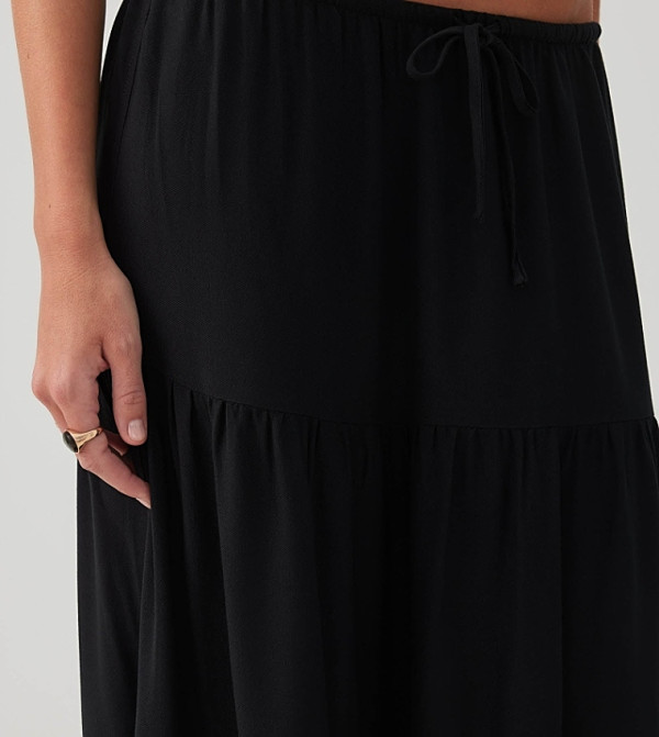 Ardene  Maxi Skirts - BLACK Maxi Skirts