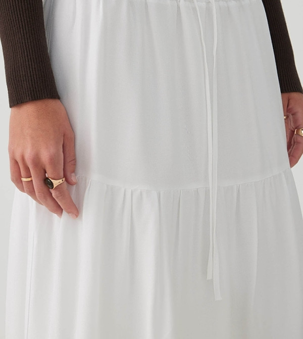 اردين  تنانير طويلة - أبيض Maxi Skirts