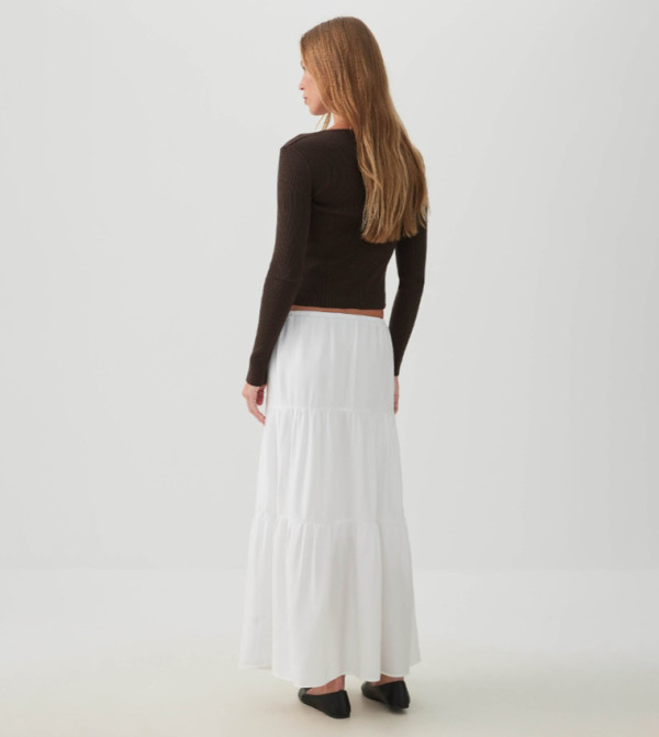 اردين  تنانير طويلة - أبيض Maxi Skirts