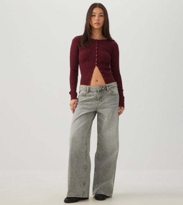 Ardene Ardene - Burgundy Cardigans
