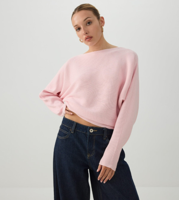 Ardene  Cropped Tops - Light Pink Cropped Tops
