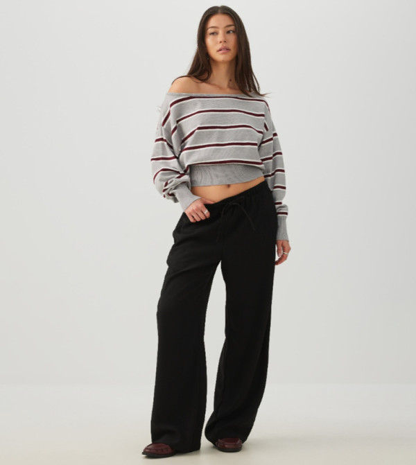 اردين توبات قصيرة - رمادي Cropped Tops
