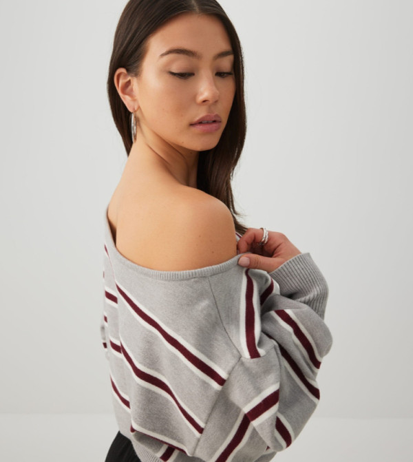 اردين توبات قصيرة - رمادي Cropped Tops