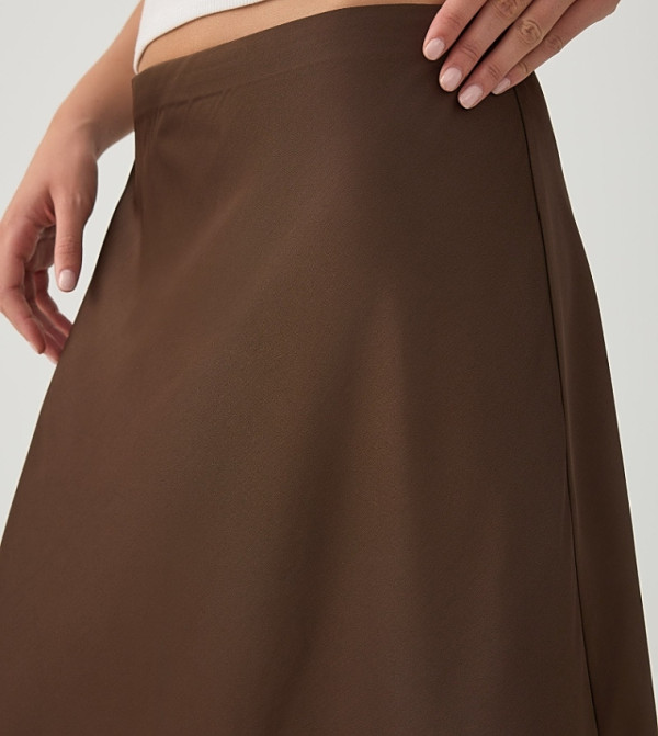 اردين  تنانير طويلة - بني  Maxi Skirts