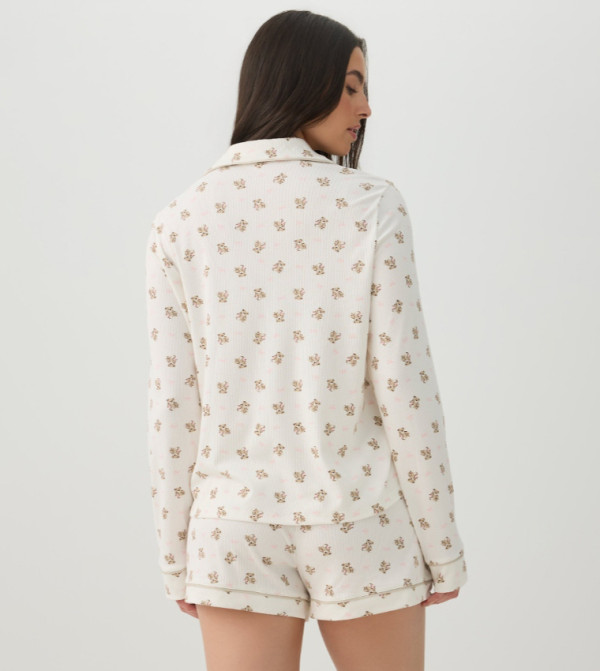 اردين  أطقم بيجاما  - أوف وايت  Pyjama Set