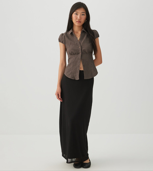 Ardene  Maxi Skirts - BLACK Maxi Skirts