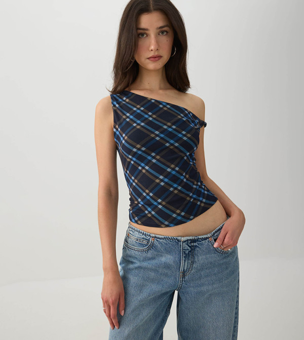 اردين  توبات قصيرة - أزرق Cropped Tops