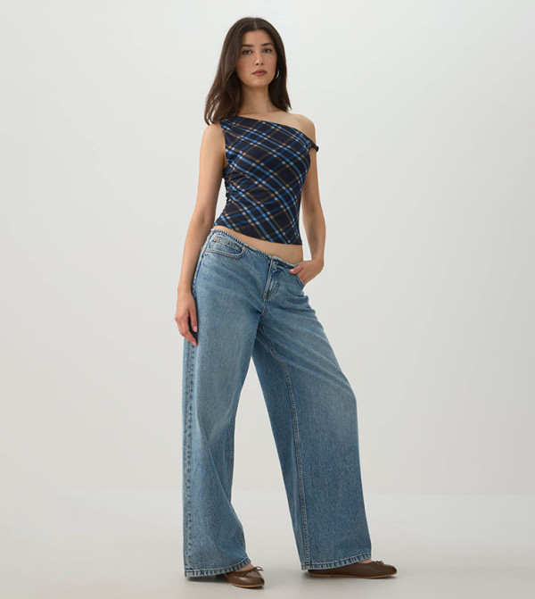 اردين  توبات قصيرة - أزرق Cropped Tops