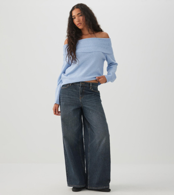 Ardene  Cropped Tops - Light Blue Cropped Tops