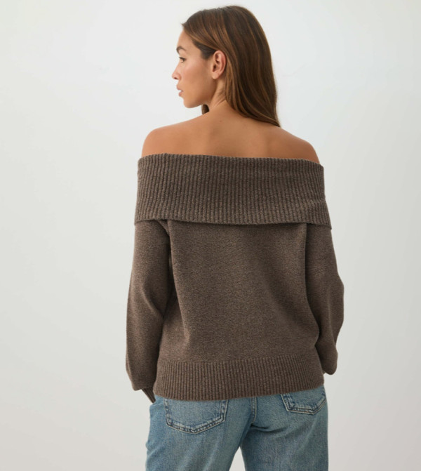 اردين توبات قصيرة - بني Cropped Tops