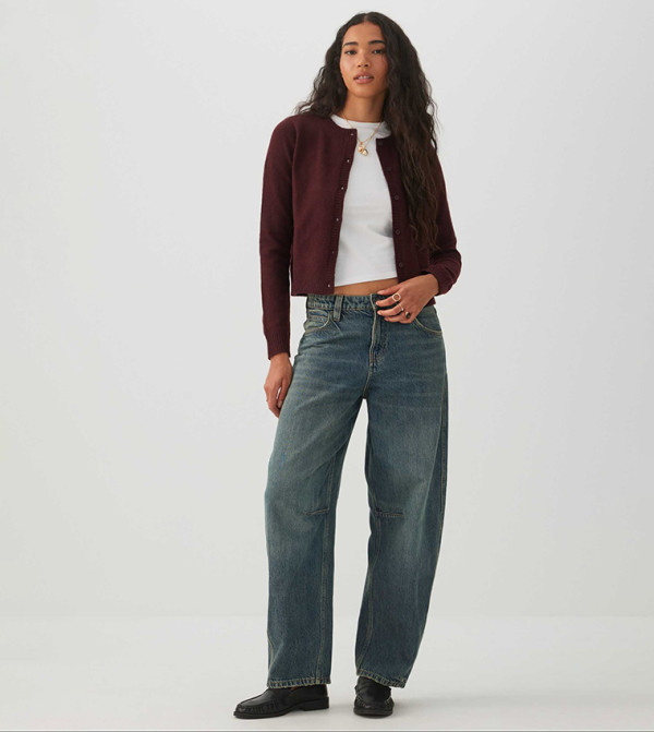 Ardene  Clothing - Burgundy Cardigans