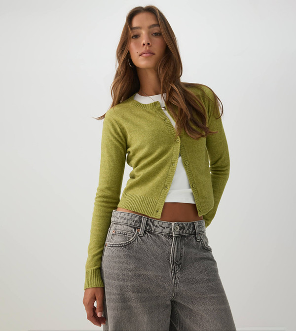 Ardene Sweaters & Cardigans - Green Cardigans