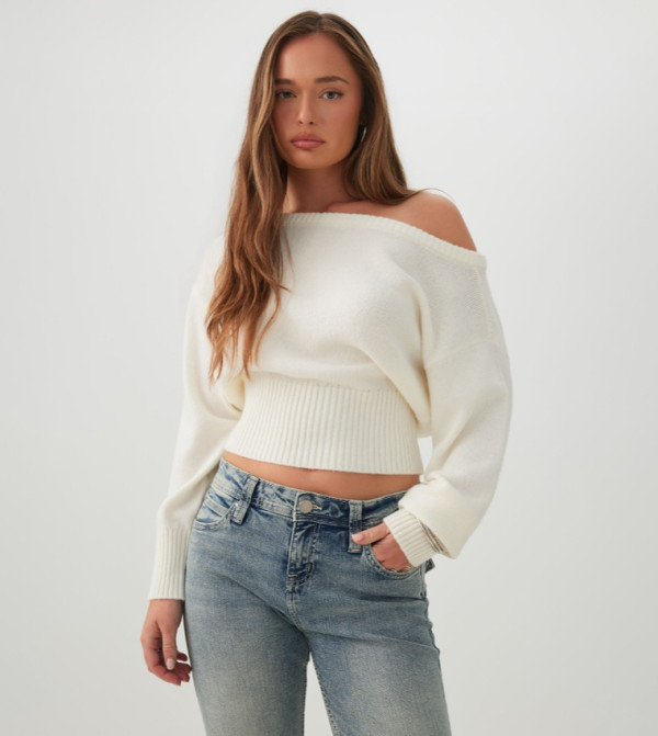 اردين  توبات قصيرة - أوف وايت  Cropped Tops